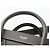Céline CELINE Luggage Nano Hand Bag Leather 2way Gray Silver Auth 204904V Marrone Argento - vista 14
