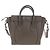 Céline CELINE Luggage Nano Hand Bag Leather 2way Gray Silver Auth 204904V Marrone Argento - vista 2