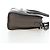 Céline CELINE Luggage Nano Hand Bag Leather 2way Gray Silver Auth 204904V Marrone Argento - vista 4