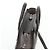 Céline CELINE Luggage Nano Hand Bag Leather 2way Gray Silver Auth 204904V Marrone Argento - vista 6