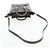 Céline CELINE Luggage Nano Hand Bag Leather 2way Gray Silver Auth 204904V Marrone Argento - vista 8