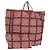 Tote Saco Eco PRADA Nylon Rosa Prata Auth 203684A