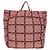 Tote Saco Eco PRADA Nylon Rosa Prata Auth 203684A - vista 2