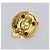 CHANEL Ohrringe Metall Goldfarben Weiß CC Auth bs37230 - Ansicht 11