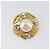 CHANEL Ohrringe Metall Goldfarben Weiß CC Auth bs37230 - Ansicht 4