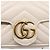 Borsa a tracolla con catena GUCCI in pelle Beige Tono Oro 476433 Auth mr3031V - vista 15