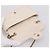 Borsa a tracolla con catena GUCCI in pelle Beige Tono Oro 476433 Auth mr3031V - vista 16