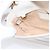 Borsa a tracolla con catena GUCCI in pelle Beige Tono Oro 476433 Auth mr3031V - vista 20