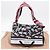 Bolsa de Ombro Miu Miu Denim 2way Gray Silver Auth 202961M Marrom Prata - vista 12