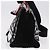 Bolsa de Ombro Miu Miu Denim 2way Gray Silver Auth 202961M Marrom Prata - vista 3