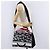 Bolsa de Ombro Miu Miu Denim 2way Gray Silver Auth 202961M Marrom Prata - vista 30