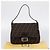 FENDI Zucca Canvas Mamma Baguette Schultertasche Braun Silber Auth mr2954V - Ansicht 12