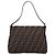 FENDI Zucca Canvas Mamma Baguette Schultertasche Braun Silber Auth mr2954V - Ansicht 2