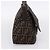 FENDI Zucca Canvas Mamma Baguette Schultertasche Braun Silber Auth mr2954V - Ansicht 3