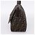 FENDI Zucca Canvas Mamma Baguette Schultertasche Braun Silber Auth mr2954V - Ansicht 4