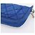 Borsa a tracolla CHANEL Matelasse con catena in tela blu argento CC Auth 206279V - vista 15