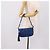 Borsa a tracolla CHANEL Matelasse con catena in tela blu argento CC Auth 206279V - vista 25