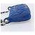 Borsa a tracolla CHANEL Matelasse con catena in tela blu argento CC Auth 206279V - vista 3