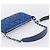 Borsa a tracolla CHANEL Matelasse con catena in tela blu argento CC Auth 206279V - vista 7