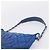 Borsa a tracolla CHANEL Matelasse con catena in tela blu argento CC Auth 206279V - vista 8