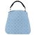 Borsa LOUIS VUITTON Monogram Mahina Babylone PM Ice blue M50907 LV Auth 203195V Blu chiaro - vista 2