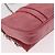 FENDI Mia Pochette Borsa a tracolla con catena Pelle Rosa Argento 8BP046 Auth 204918M - vista 16