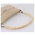 Borsa GUCCI GG Canvas Bamboo Beige Silver 001 3870 Auth mr2927A Argento - vista 7