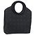 Borsa a mano Christian Dior Canage Nylon Nero Tono Oro Auth gh2390