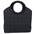 Borsa a mano Christian Dior Canage Nylon Nero Tono Oro Auth gh2390 - vista 3