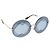 Miu Miu Sonnenbrille Metall Silver Auth 206297A Silber