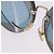 Miu Miu Sonnenbrille Metall Silver Auth 206297A Silber - Ansicht 14