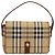 Borsa a mano BURBERRY Nova Check PVC Beige Gold Auth ep16099V D'oro - vista 13