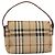 Borsa a mano BURBERRY Nova Check PVC Beige Gold Auth ep16099V D'oro - vista 2