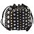 Borsa a mano Miu Miu in pelle nera oro argento Auth 205991V Nero D'oro - vista 13