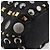 Borsa a mano Miu Miu in pelle nera oro argento Auth 205991V Nero D'oro - vista 18