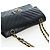 CHANEL V-stitch Chevron Double Flap Matelasse 25 Chain Shoulder Auth BA15583V Negro - vista 6