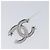 Spilla CHANEL Metallo Argento CC Auth ki6897M - vista 13