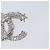 Spilla CHANEL Metallo Argento CC Auth ki6897M - vista 5