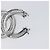 Spilla CHANEL Metallo Argento CC Auth ki6897M - vista 9