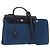 Hermès Bolso de mano HERMES Herbag Zip PM Canvas Cuero 2way Navy Silver Auth 202516SAM Plata Azul marino