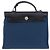 Hermès Bolso de mano HERMES Herbag Zip PM Canvas Cuero 2way Navy Silver Auth 202516SAM Plata Azul marino - vista 2