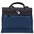 Hermès Bolso de mano HERMES Herbag Zip PM Canvas Cuero 2way Navy Silver Auth 202516SAM Plata Azul marino - vista 4
