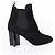 LOUIS VUITTON Botines de Gamuza 37 Negro LV Auth 204943M - vista 16