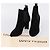 LOUIS VUITTON Botines de Gamuza 37 Negro LV Auth 204943M - vista 26