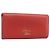 Portafoglio GUCCI in pelle rosso e oro 354498 Auth bs37289 D'oro