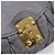 Borsa a mano Miu Miu in pelle 2way grigia tono oro Auth 167602V Marrone - vista 24