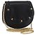 Salvatore Ferragamo Vala Chain Shoulder Bag Leather Black Gold Auth 206299 Golden