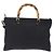 Borsa a mano GUCCI Bamboo Nylon 2way Nero Argento 001 2855 1875 5 Auth ka6416 - vista 2