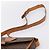 Céline Borsa a tracolla CELINE Macadam Canvas PVC Leather Brown Gold Auth ep16065 Marrone D'oro - vista 14