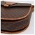 Céline Borsa a tracolla CELINE Macadam Canvas PVC Leather Brown Gold Auth ep16065 Marrone D'oro - vista 15